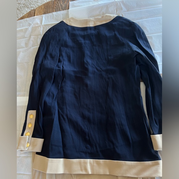 CHANEL Boutique Vintage Blazer & Skirt Set, Navy Blue - Picture 11 of 16